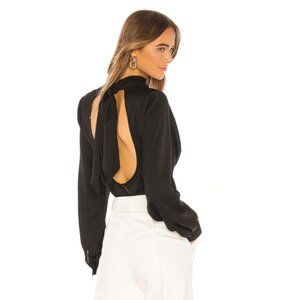 Revolve L'Academie "The Chery Top" Backless Blouse